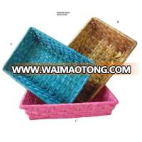 Cheap price bamboo basket-colorful basket - Wholesales bamboo basket