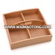 natural personalized wood bamboo organizer serving trays for friut